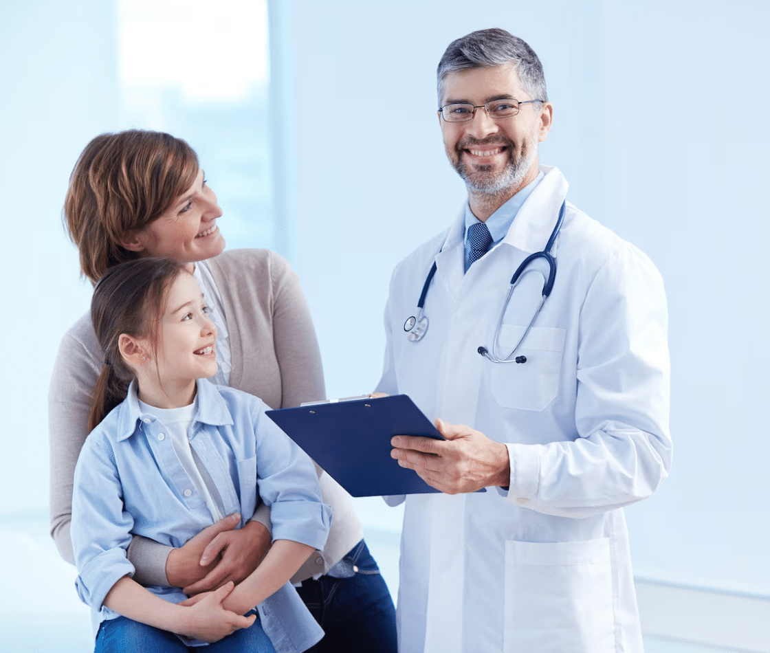 Clinical healthcare professionals providing medical care and patient support at Surya Bharat Dhanvantari Hospital