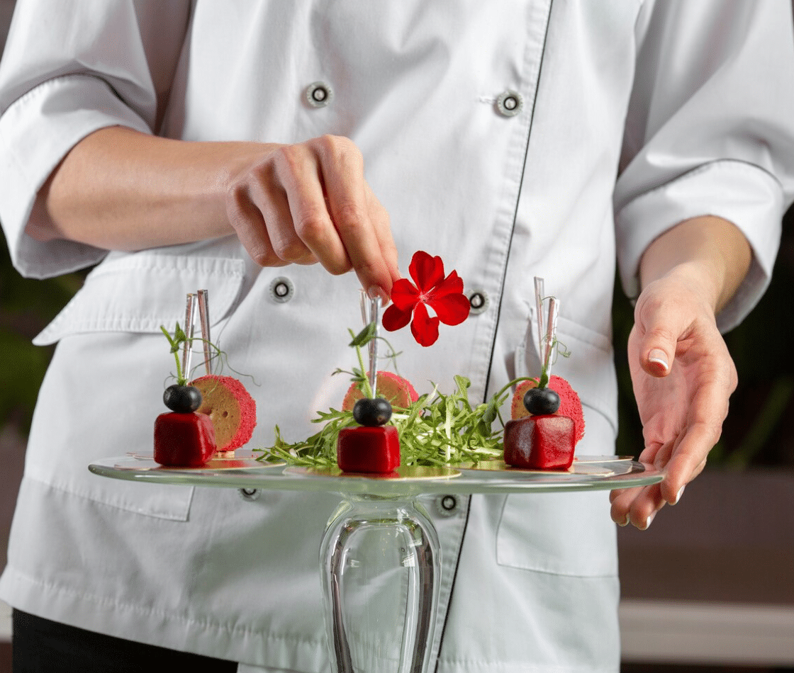 Culinary arts training in professional cooking and food preparation