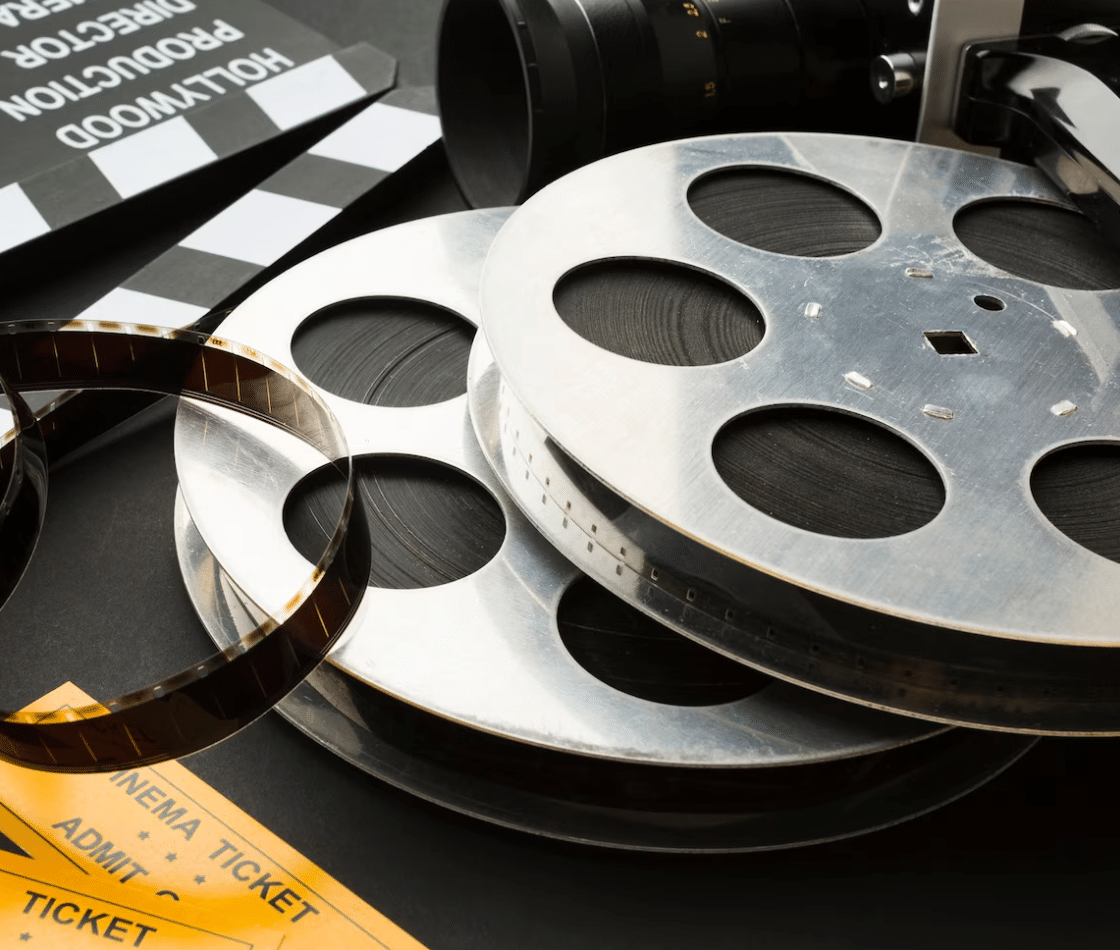 Film production team working on video recording, cinematography, and creative filmmaking