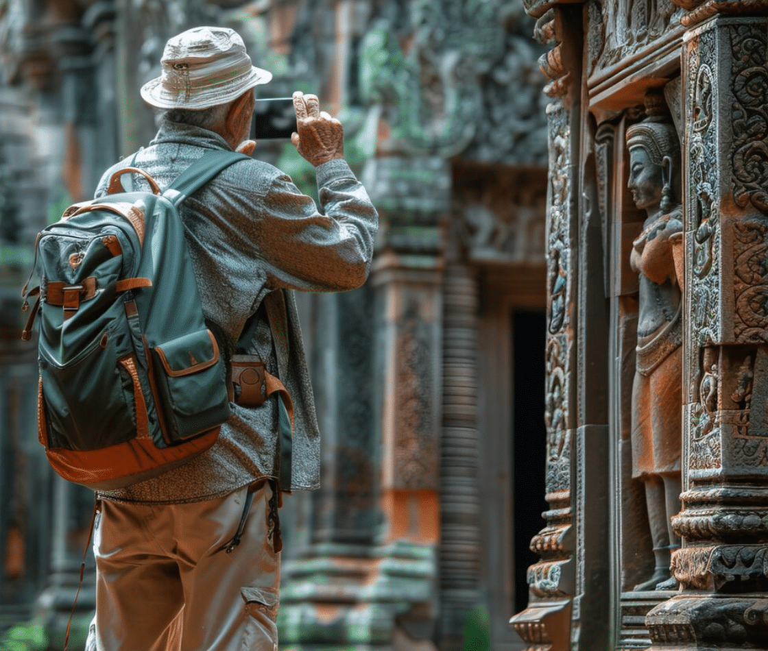 Heritage tourism featuring historical monuments, cultural landmarks, and traditional architecture