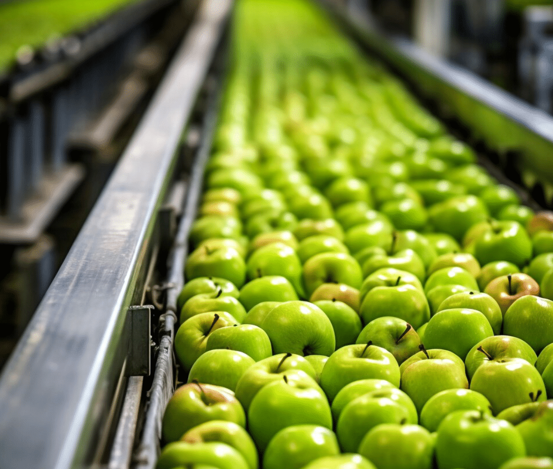 Food processing operations involving agricultural products and food production