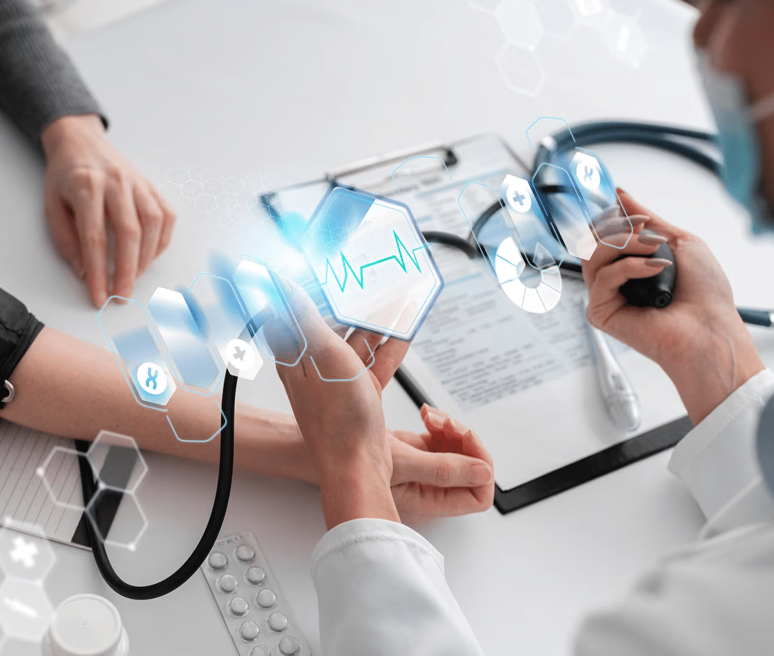 Healthcare services providing medical care and health support